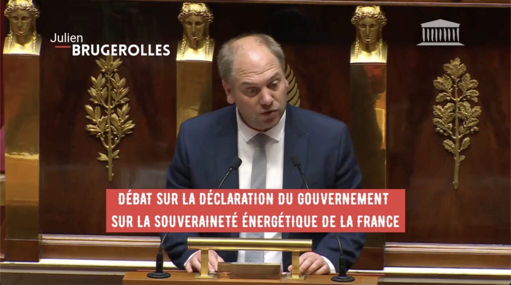 Déclaration du gouvernement sur la souveraineté énergétique de la France