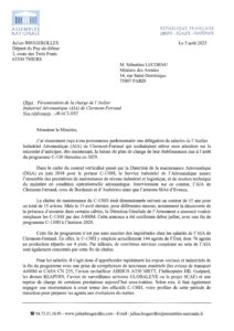 Courrier Lecornu AIA
