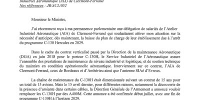Courrier Lecornu AIA